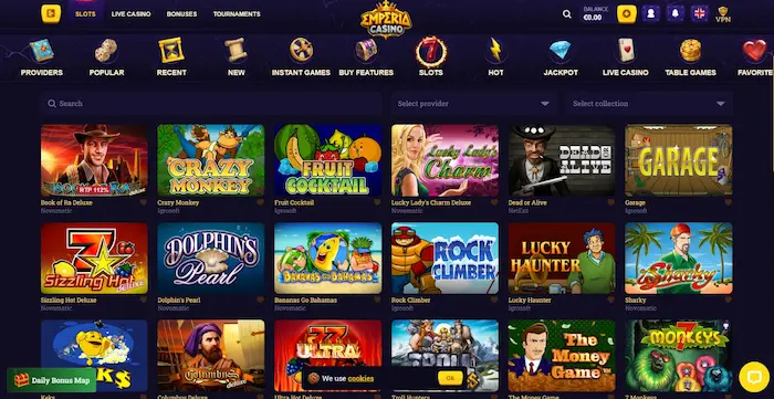 Emperia Casino Startseite games